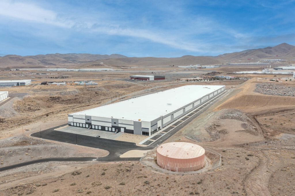 zoomed out front view of the Reno 1600 project