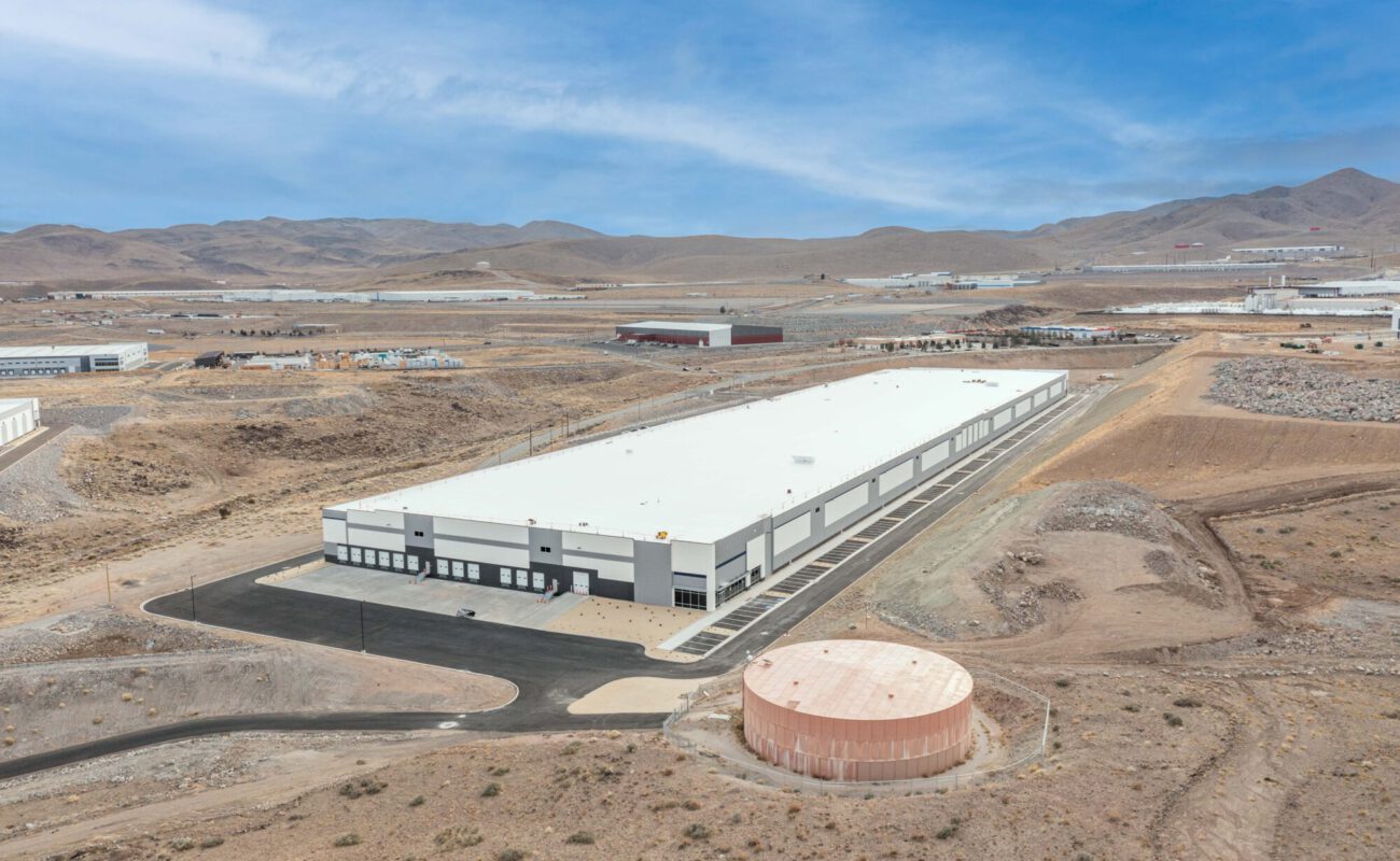 zoomed out front view of the Reno 1600 project